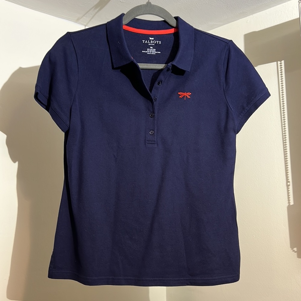 Navy Blue Talbots Polo